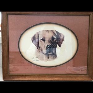 “Fusty” by Louis Frisino; framed print. 665/1,000